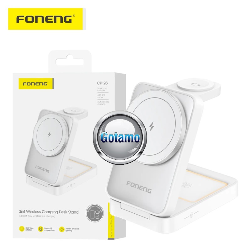 Bevielio įkrovimo stotelė 3in1