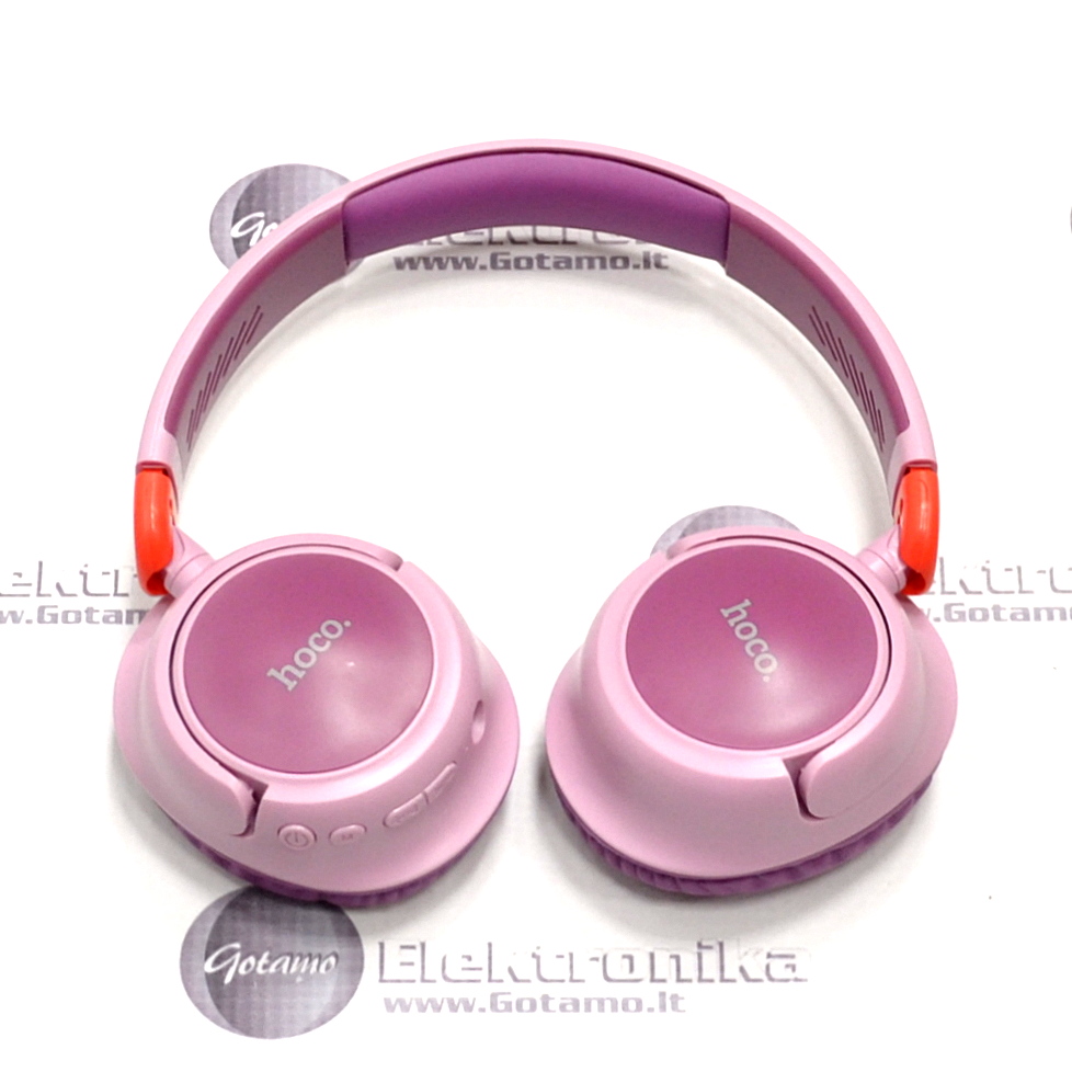 Bluetooth ausinės Hoco Stereo Comfortable W43 (violetinės) 2 Bluetooth ausinės Hoco W43 Stereo Comfortable