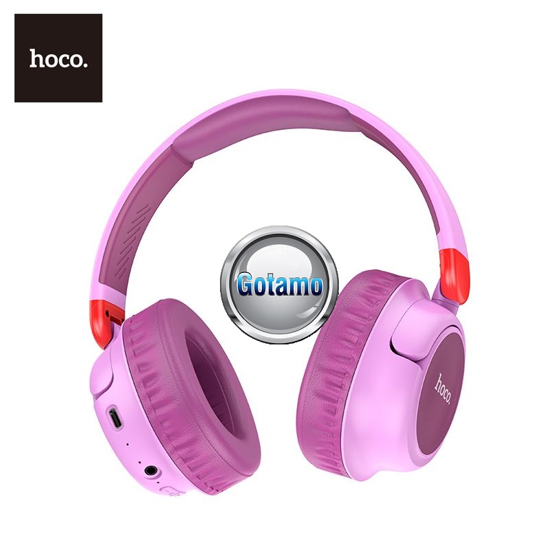 Bluetooth ausinės Hoco Stereo Comfortable W43 (violetinės) 6 Bluetooth ausinės Hoco W43 6