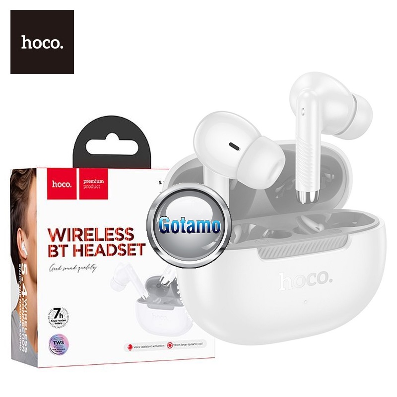 Bluetooth ausinės Hoco EQ24 Wireless 7H baltos