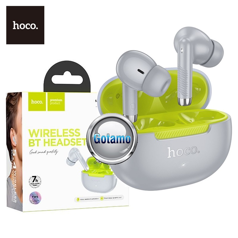 Bluetooth ausinės Hoco EQ24 Wireless 7H pilkos