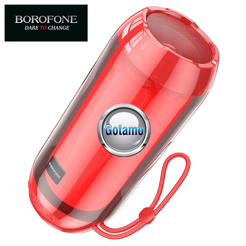 Bluetooth garsiakalbis kolonėlė Borofone True Wireless Stereo FM raudonos spalvos 7 Borofone True Wireless Stereo FM raudonos spalvos kolonėlė 7