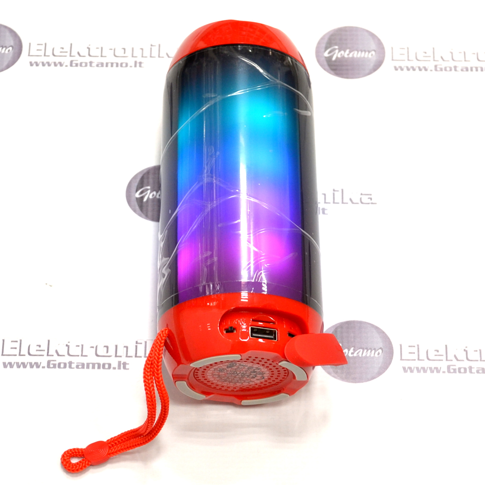 Bluetooth garsiakalbis kolonėlė Borofone True Wireless Stereo FM raudonos spalvos 4 Borofone True Wireless Stereo FM raudonos spalvos kolonėlė 4
