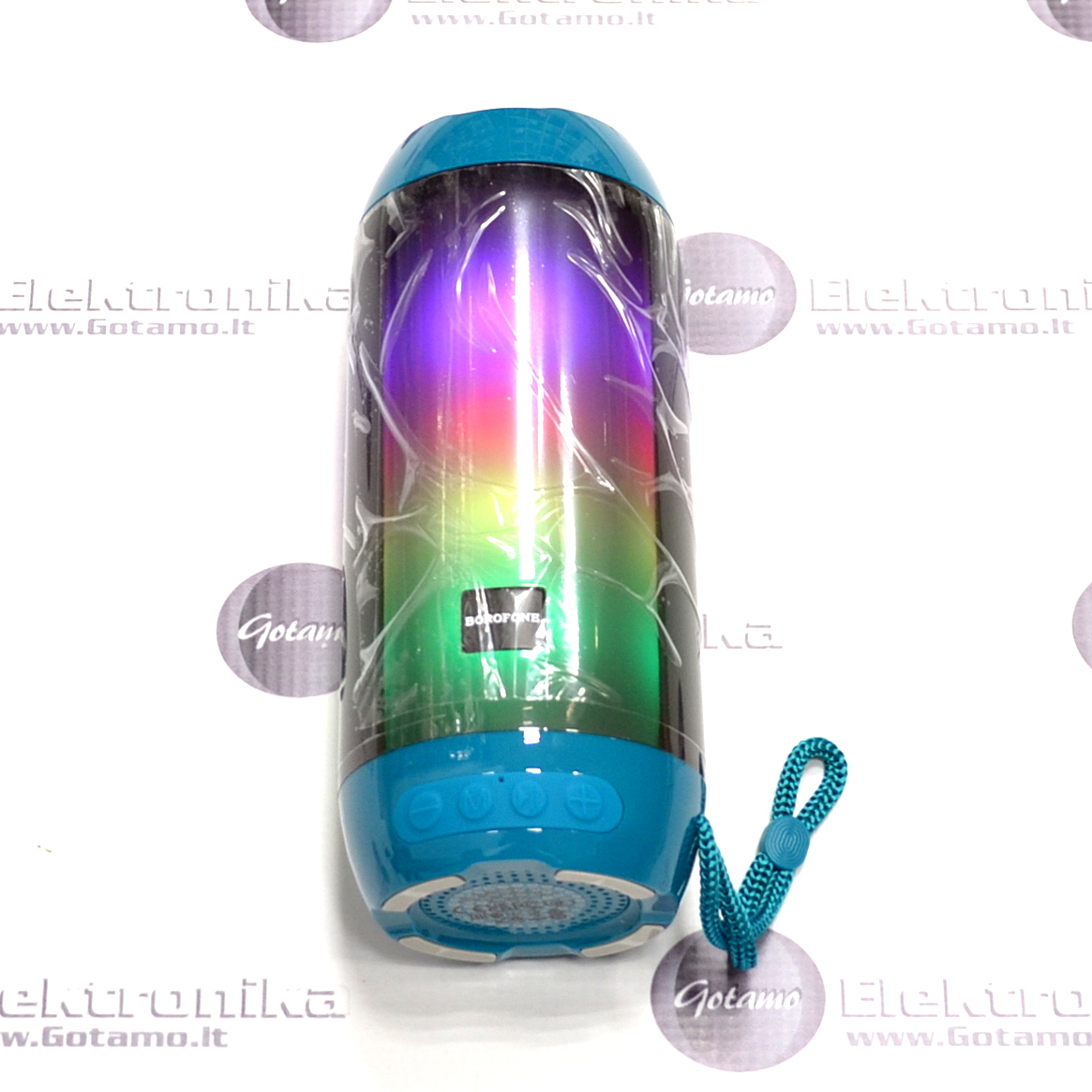 Bluetooth garsiakalbis kolonėlė Borofone True Wireless Stereo FM turkio spalvos 2 Borofone True Wireless Stereo FM turkio spalvos kolonėlė 2