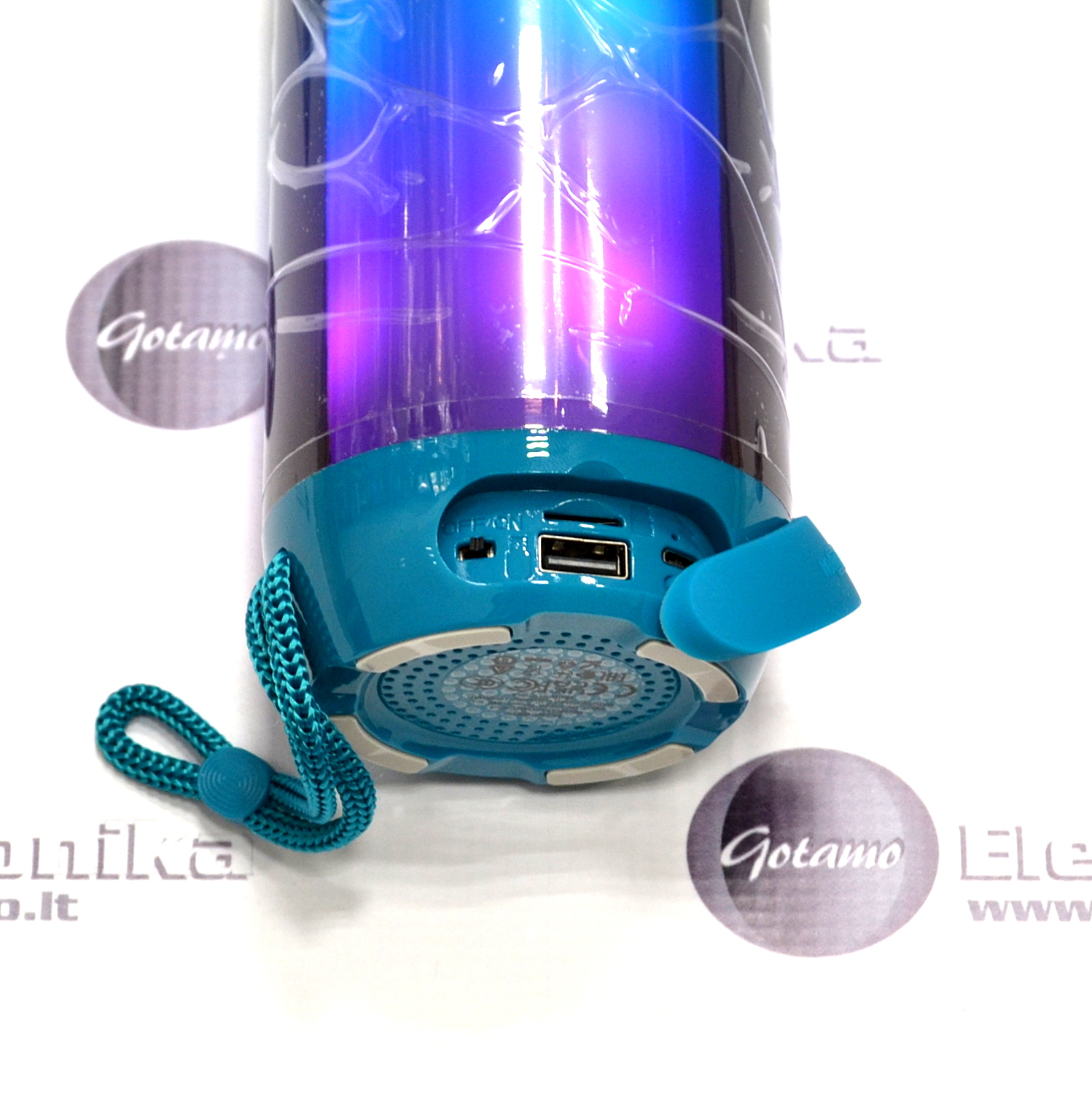 Bluetooth garsiakalbis kolonėlė Borofone True Wireless Stereo FM turkio spalvos 4 Borofone True Wireless Stereo FM turkio spalvos kolonėlė 4