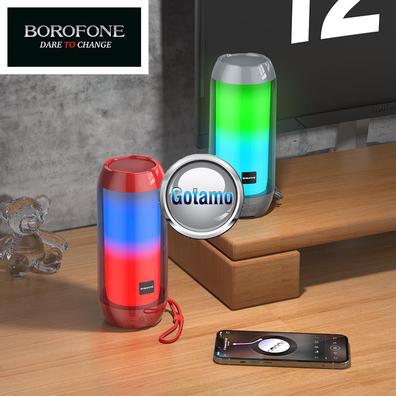 Bluetooth garsiakalbis kolonėlė Borofone True Wireless Stereo FM turkio spalvos 5 Borofone True Wireless Stereo FM turkio spalvos kolonėlė 5