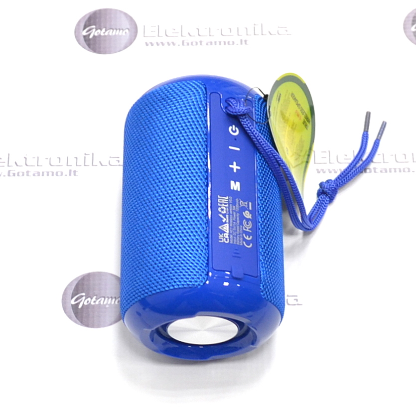 Bluetooth garsiakalbis kolonėlė Hoco IPX5 5W mėlynos spalvos 3 Bluetooth kolonėlė Hoco IPX5 mėlynos spalvos garsiakalbis 3