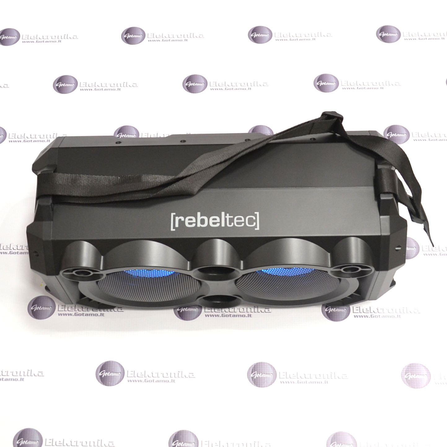 Bluetooth garsiakalbis kolonėlė RebelTec SoundBOX 460 juodos spalvos 4 RebelTec SoundBOX 460 juodos spalvos garsiakalbis 4