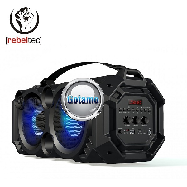 Bluetooth garsiakalbis kolonėlė RebelTec SoundBOX 460 juodos spalvos 6 RebelTec SoundBOX 460 juodos spalvos garsiakalbis 6