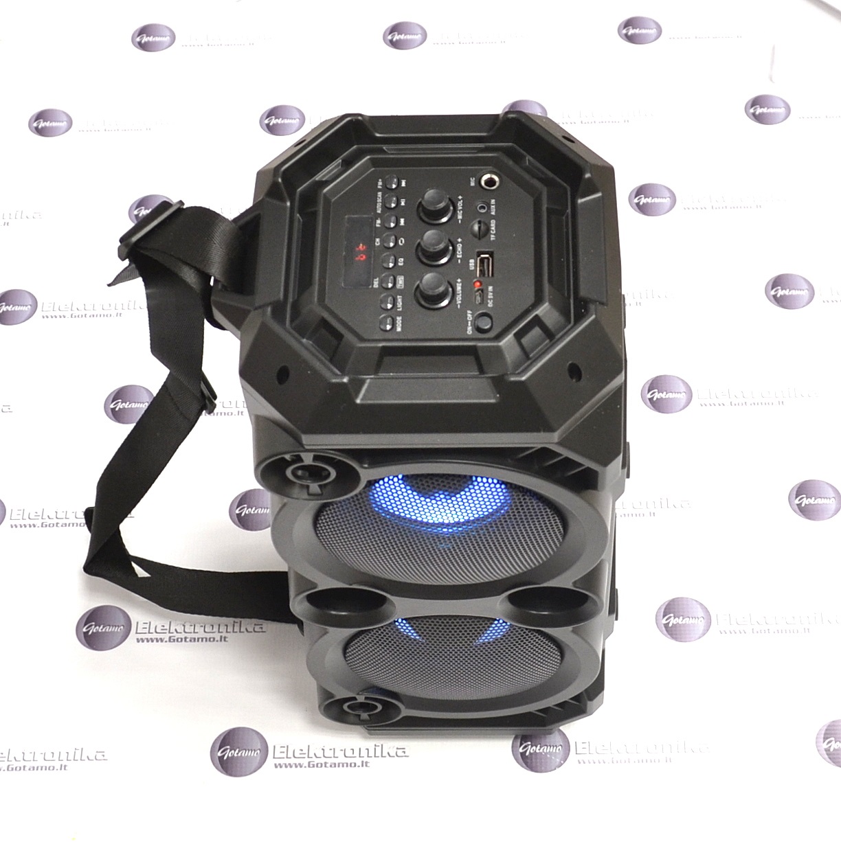 Bluetooth garsiakalbis kolonėlė RebelTec SoundBOX 460 juodos spalvos 5 RebelTec SoundBOX 460 juodos spalvos garsiakalbis 5
