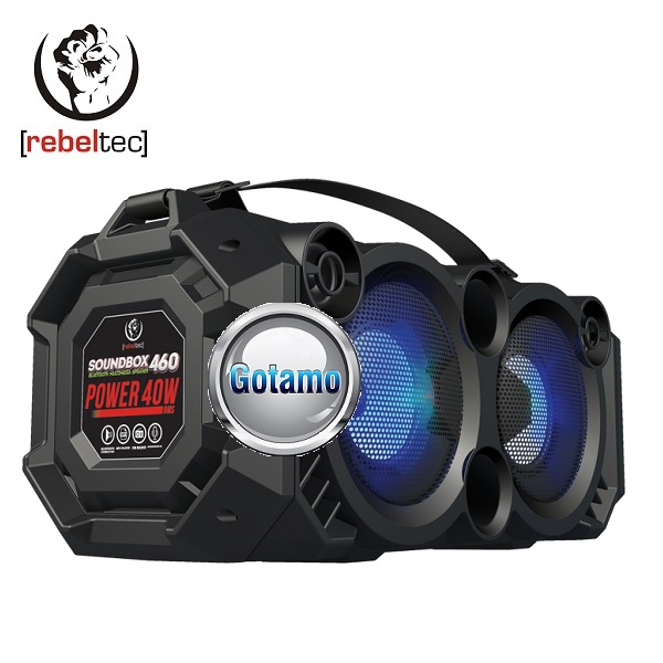 RebelTec SoundBOX 460 juodos spalvos garsiakalbis 1