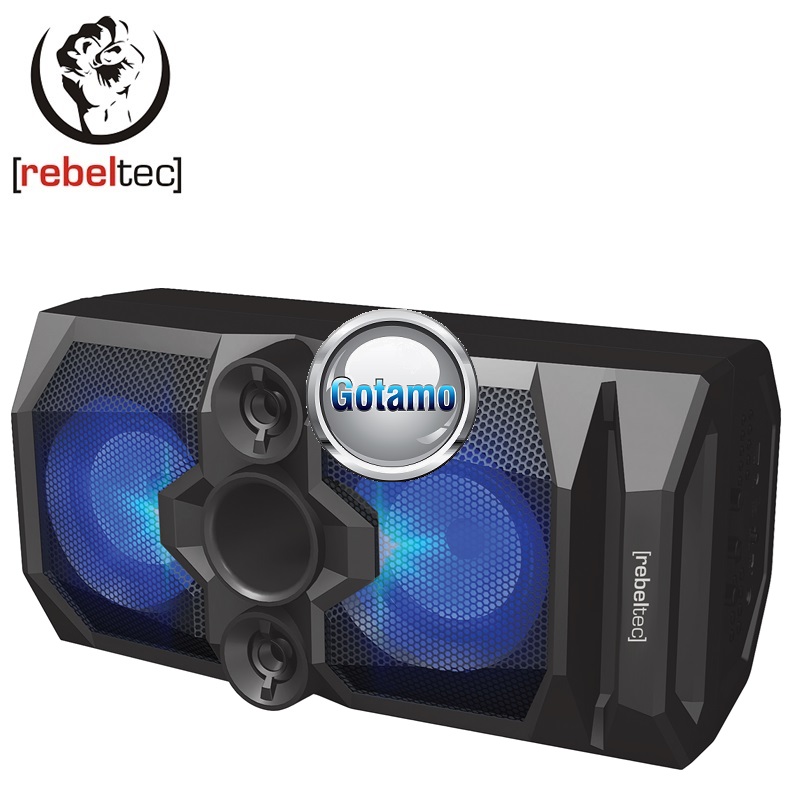 Bluetooth garsiakalbis kolonėlė RebelTec SoundBOX 480 juodos spalvos 6 RebelTec SoundBOX 480 juodos spalvos garsiakalbis 6