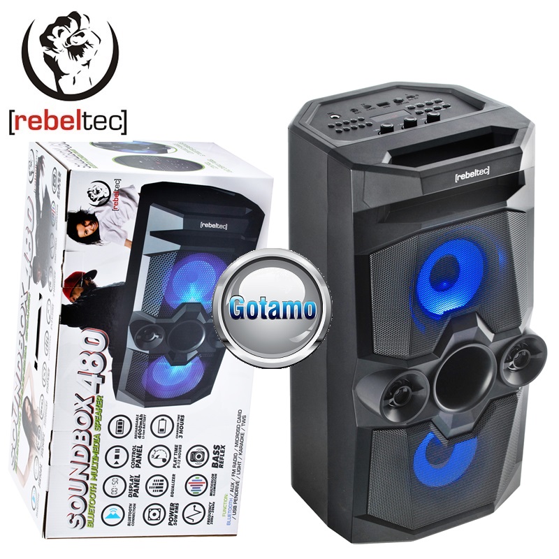 RebelTec SoundBOX 480 juodos spalvos garsiakalbis 1