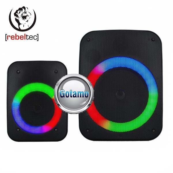 Bluetooth garsiakalbis kolonėlė RebelTec Stage 300 juodos spalvos 7 RebelTec Stage 300 juodos spalvos garsiakalbis 7
