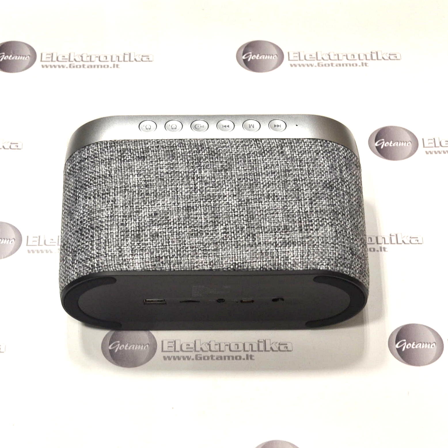 Bluetooth garsiakalbis kolonėlė Remax RB-M26 pilkos spalvos 7 Remax RB-M26 pilkos spalvos garsiakalbis 7