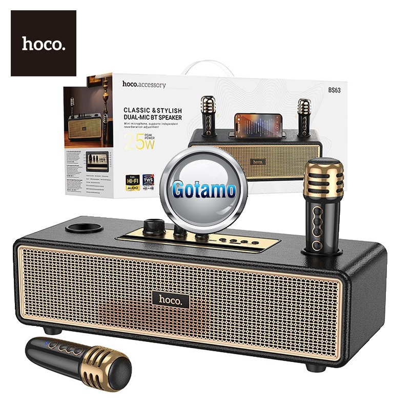 Bluetooth kolonėlė su karaoke Hoco Classic 25W garsiakalbis 1