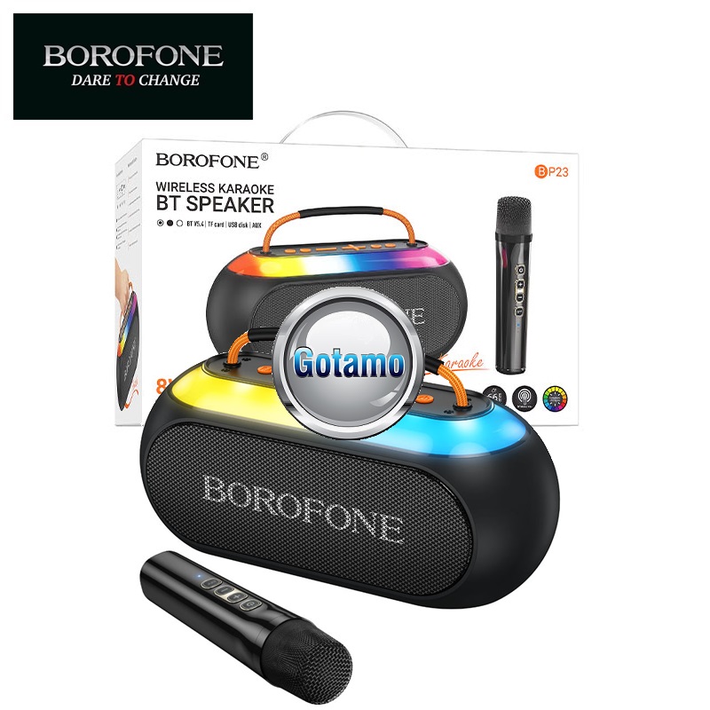 Bluetooth kolonėlė su karaoke Borofone 16W garsiakalbis 1