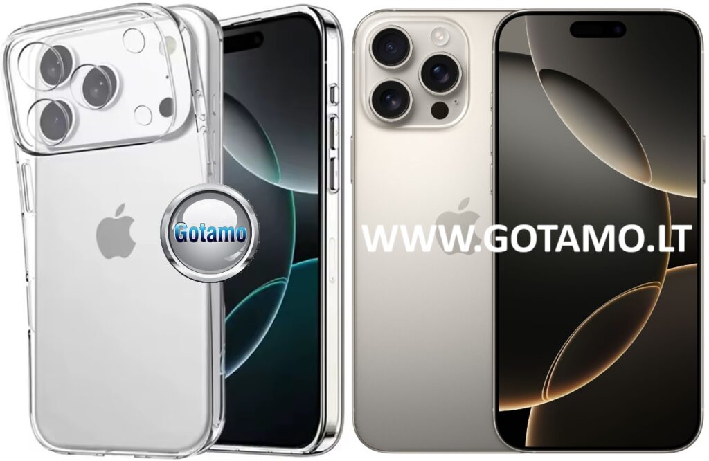 C clear plus skaidri Apple iPhone 16 pro