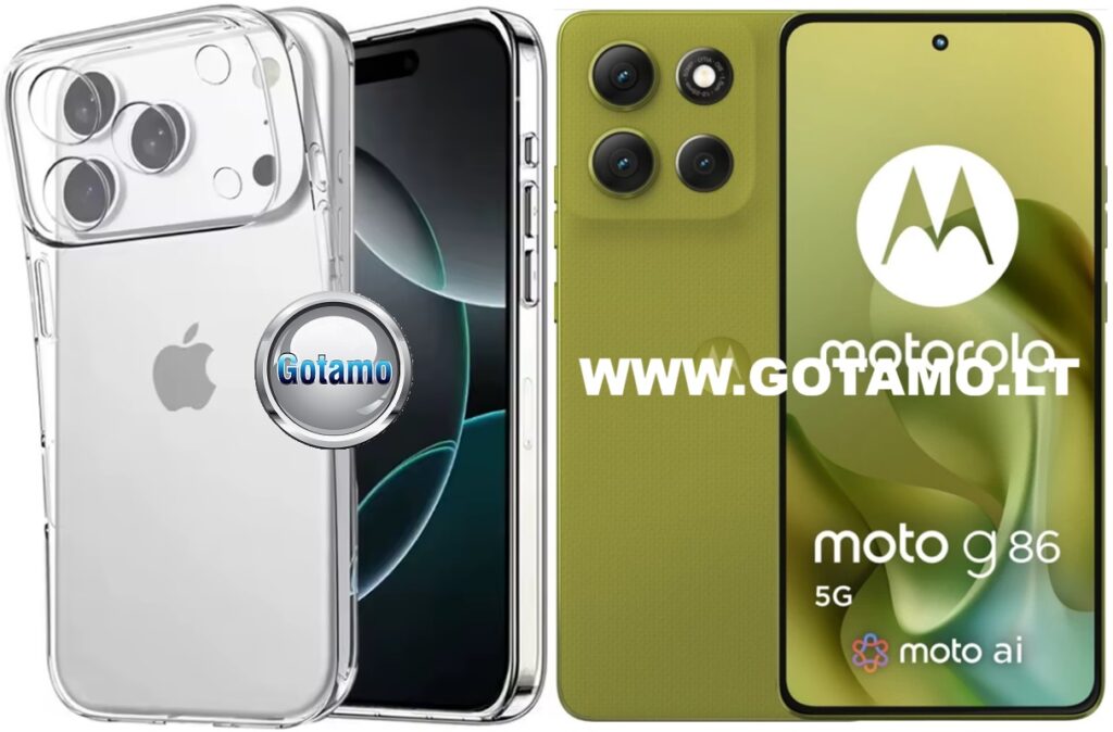 C-Clear Plus skaidri nugarėlė Motorola Moto G86
