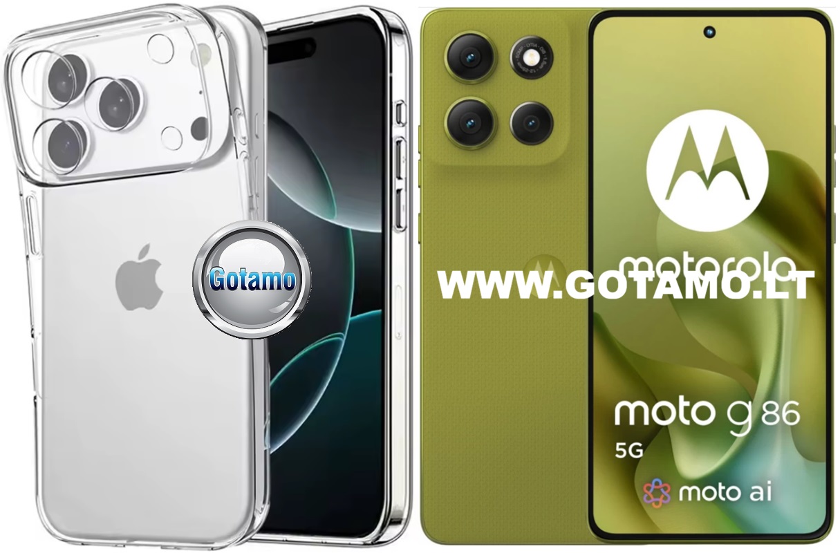 C-Clear Plus skaidri nugarėlė Motorola Moto G86 / G86 Power telefonams 1 C-Clear Plus skaidri nugarėlė Motorola Moto G86