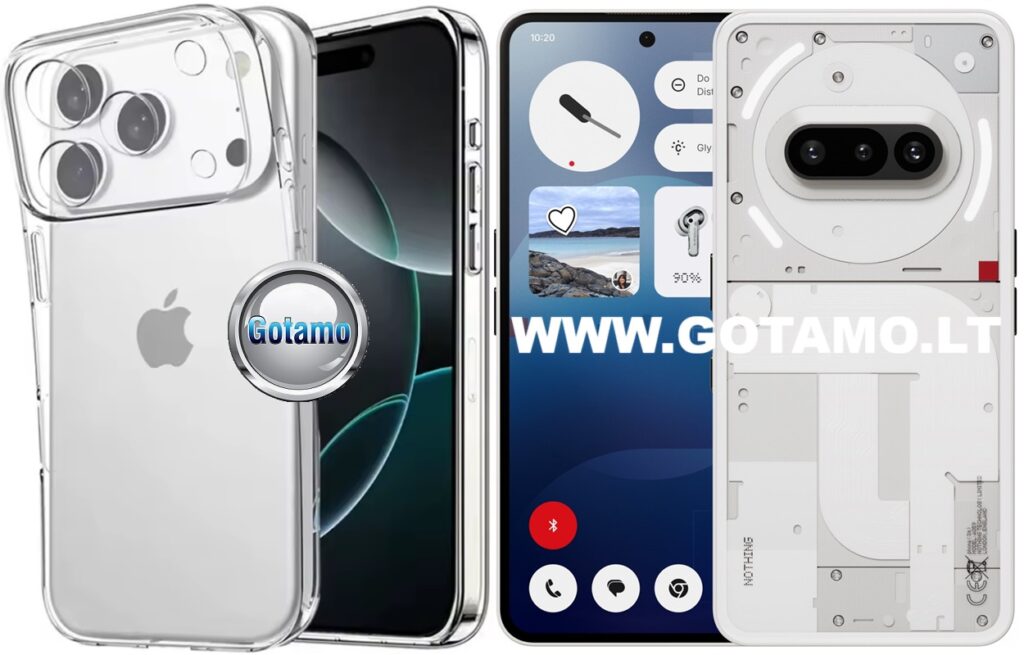 C-Clear skaidri nugarėlė Nothing Phone 3a Pro