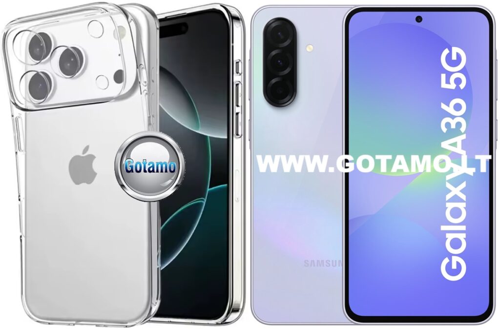 Priedas Samsung Galaxy A36 skaidrus spalvos
