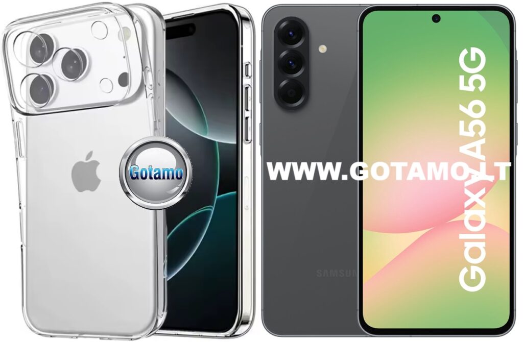 Priedas Samsung Galaxy A56 skaidrus spalvos