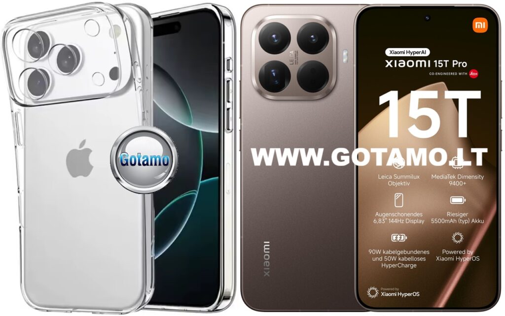 C-Clear Plus skaidri nugarėlė Xiaomi 15T Pro telefonui