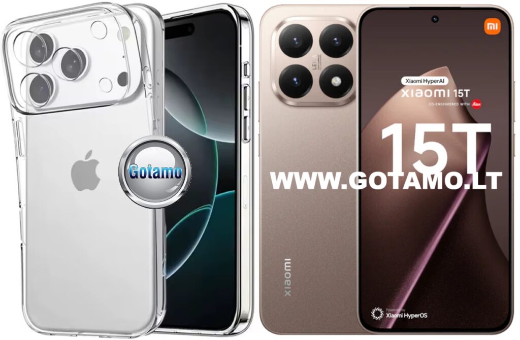 C-Clear Plus skaidri nugarėlė Xiaomi 15T telefonui