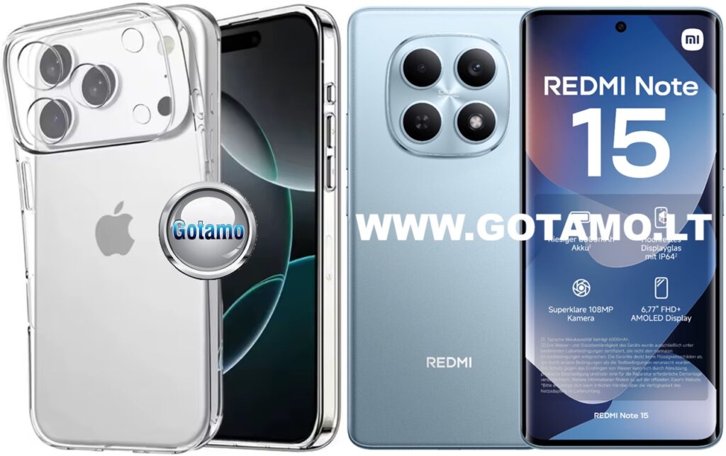 C-Clear Plus skaidri nugarėlė Xiaomi Redmi Note 15 4G / 15 5G / Poco M8 5G
