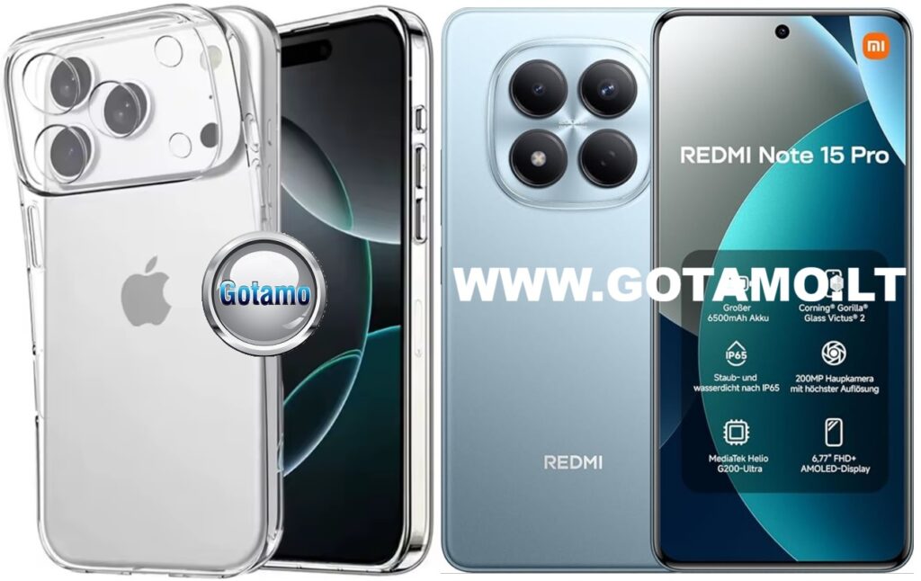 C-Clear Plus skaidri nugarėlė Xiaomi Redmi Note 15 Pro 4G