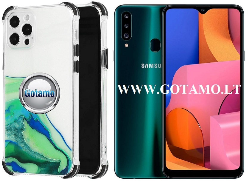 ColorWave dėklas Samsung Galaxy A20s žalios spalvos