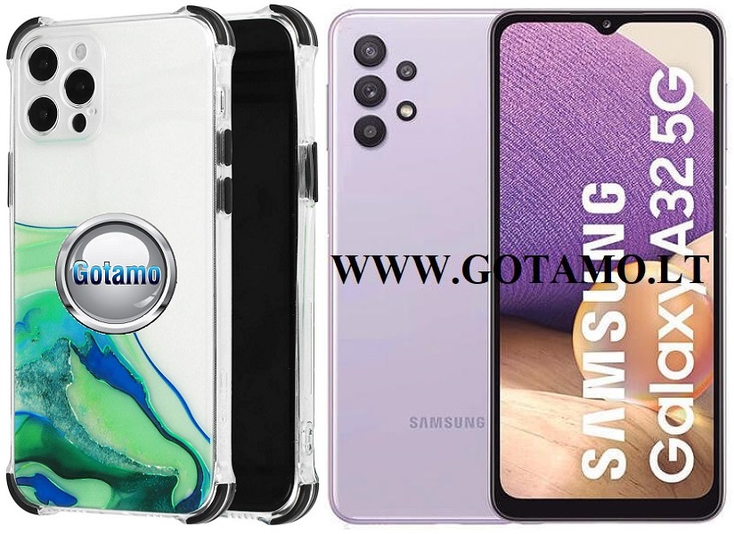 ColorWave dėklas Samsung Galaxy A32 5G žalios spalvos
