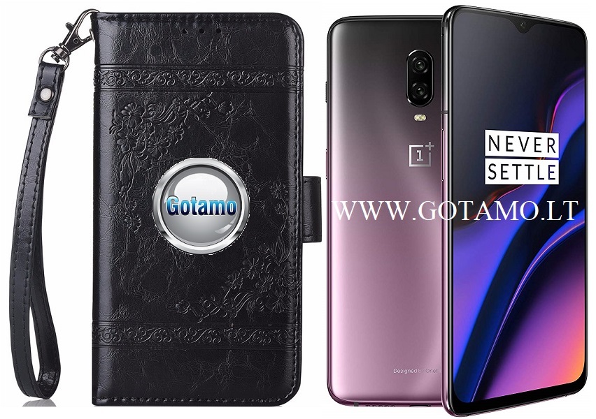 Corinth dėklas OnePlus 6T juodos spalvos