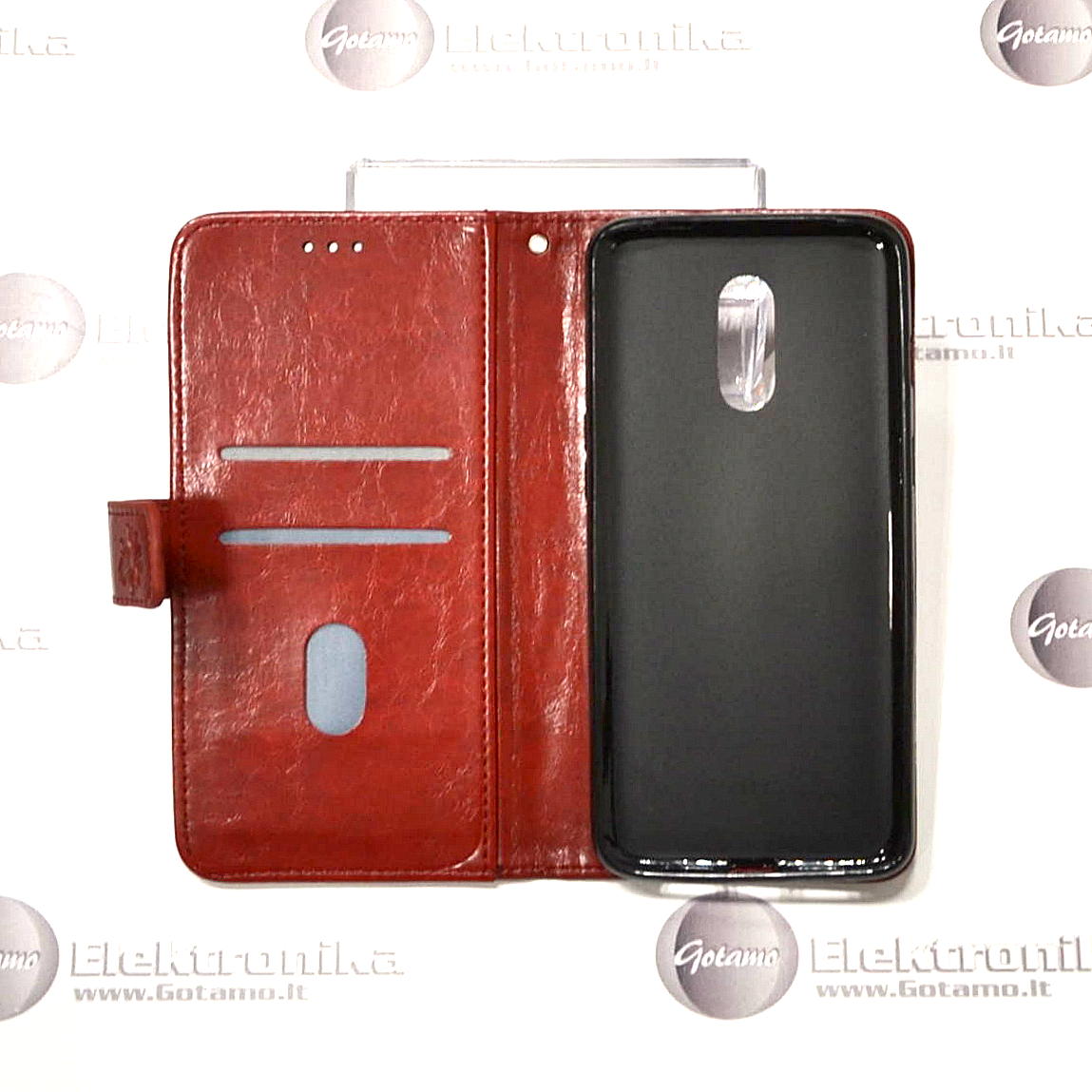 Corinth dėklas OnePlus 6T mobiliesiems telefonams raudonos spalvos 4 Corinth dėklas OnePlus 6T raudonos spalvos
