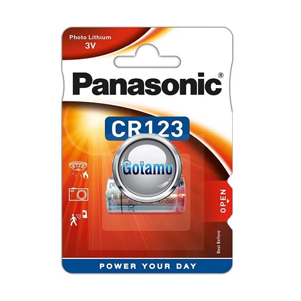 CR123 16340 baterija Panasonic 1