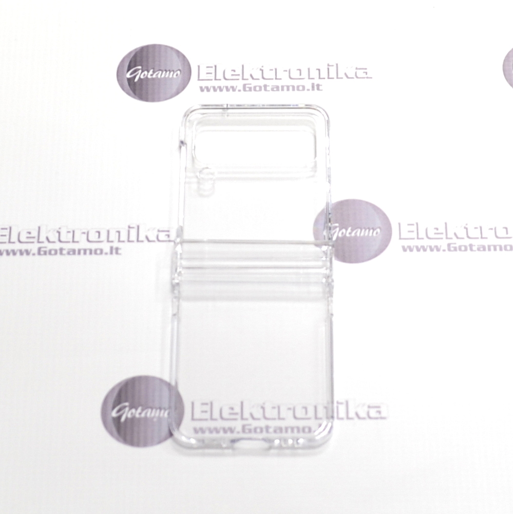 Crystal dėklas nugarėlė Samsung Galaxy Z Flip 4 mobiliajam telefonui skaidrus 2 Crystal dėklas Samsung Galaxy Z Flip 4 mobiliajam – nuotrauka 2