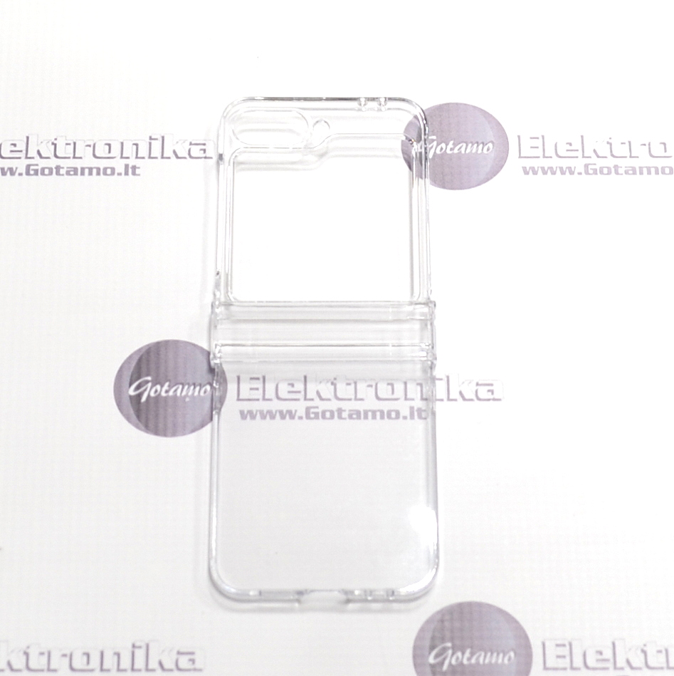 Crystal dėklas nugarėlė Samsung Galaxy Z Flip 6 mobiliajam telefonui skaidrus 2 Crystal dėklas Samsung Galaxy Z Flip 6 mobiliajam – nuotrauka 2