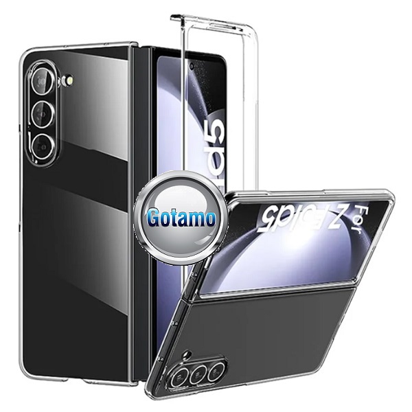 Crystal dėklas Samsung Galaxy Z Fold 5 mobiliajam skaidrus spalvos