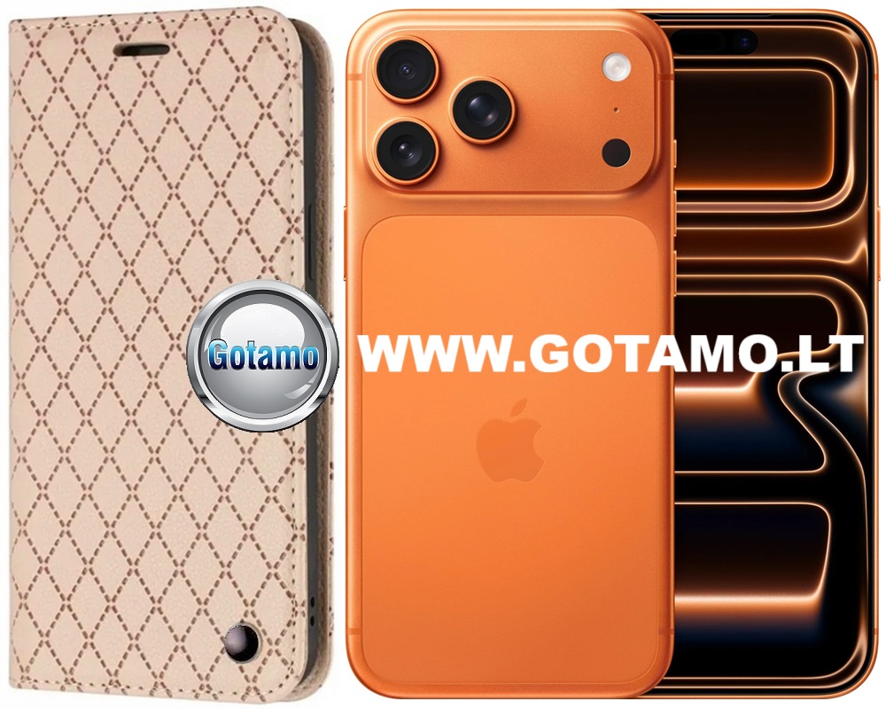 Magnetinis deklas knygele Apple iPhone 17 pro max smelio