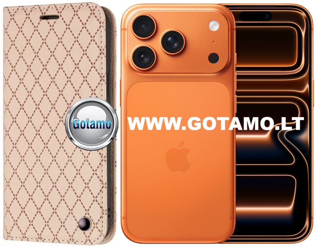 Magnetinis deklas knygele Apple iPhone 17 pro smelio