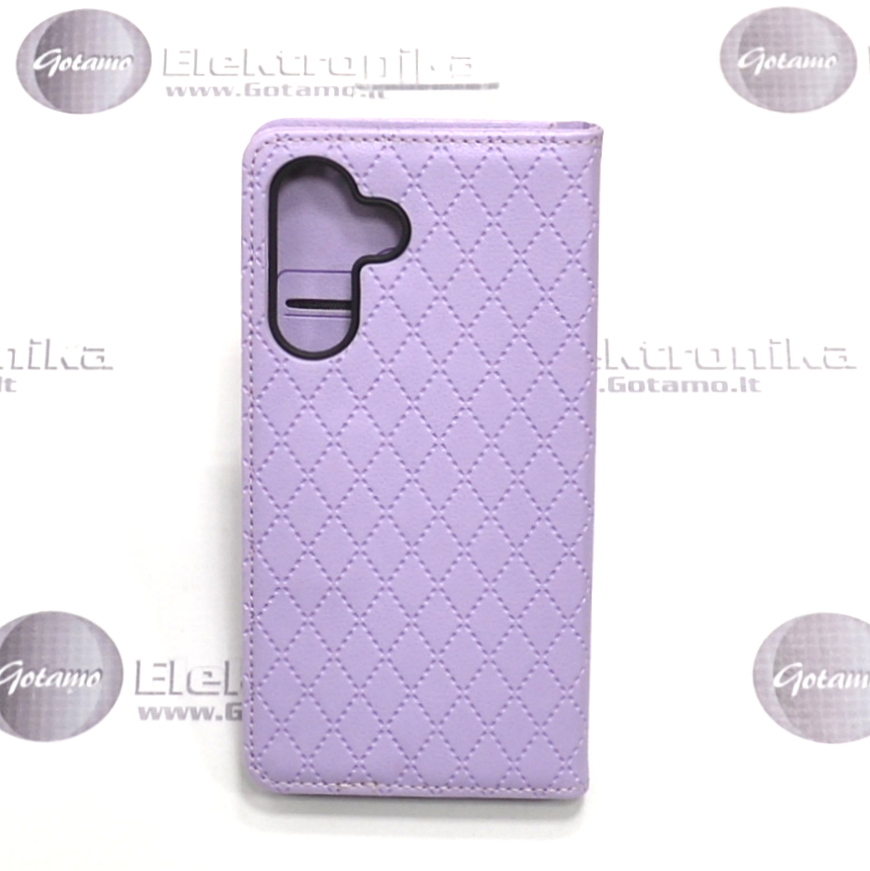 Dalton magnetinis dėklas knygelė Samsung Galaxy A36 / A37 – levandų violetinės spalvos 3 Dalton magnetinis dėklas Samsung Galaxy A36 – nuotrauka 3
