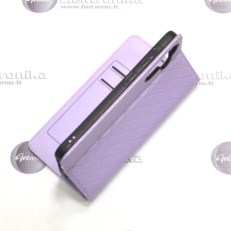 Dalton magnetinis dėklas knygelė Samsung Galaxy A36 / A37 – levandų violetinės spalvos 6 Dalton magnetinis dėklas Samsung Galaxy A36 – nuotrauka 6