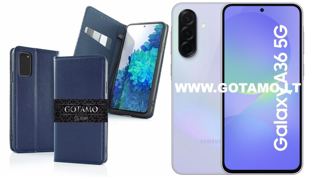 Dėklas Samsung Galaxy A36 mėlynos spalvos