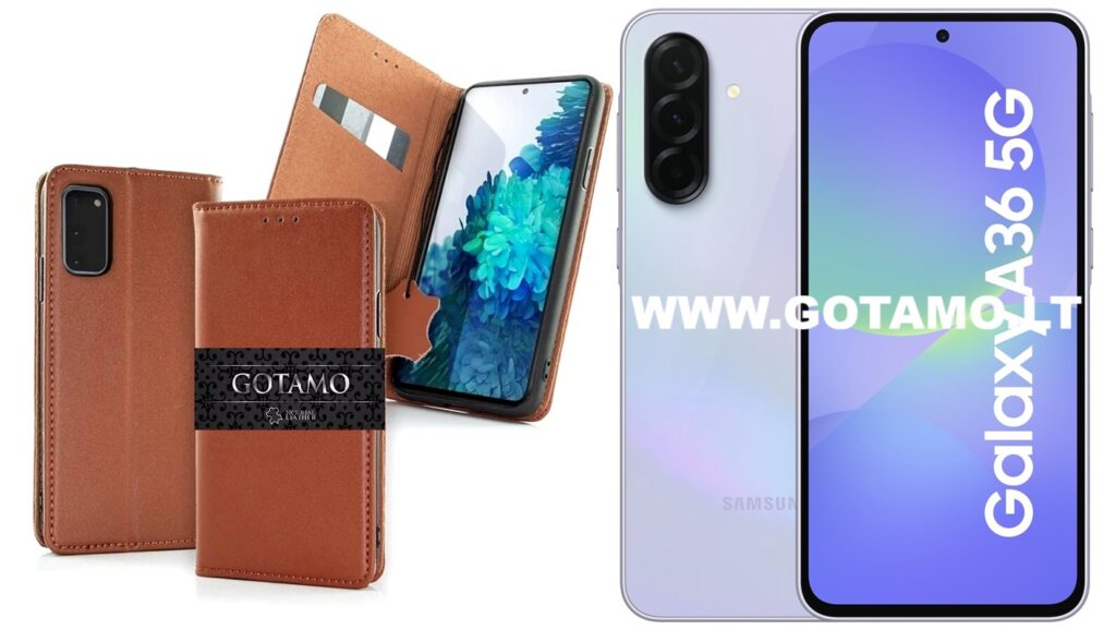 Dėklas Samsung Galaxy A36 rudos spalvos
