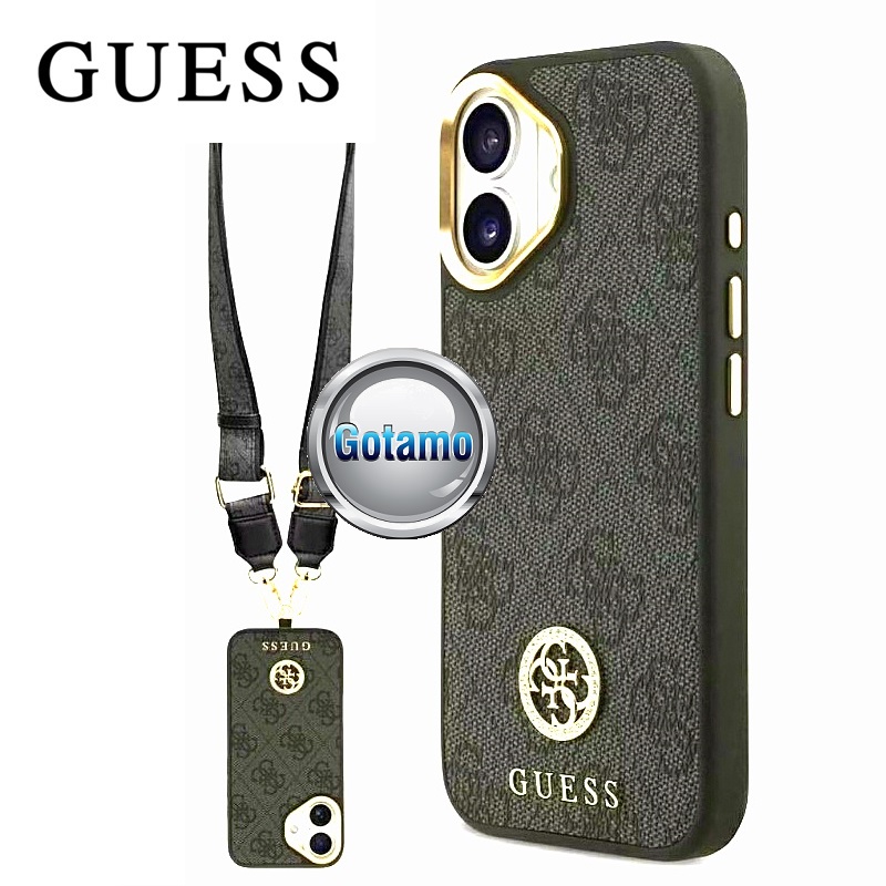 Dėklas nugarėlė GUESS Style1 su MagSafe – Apple iPhone 17 su 32mm diržu 5 Deklas guess style1 magsafe Apple iPhone 17 32mm dirzu 5