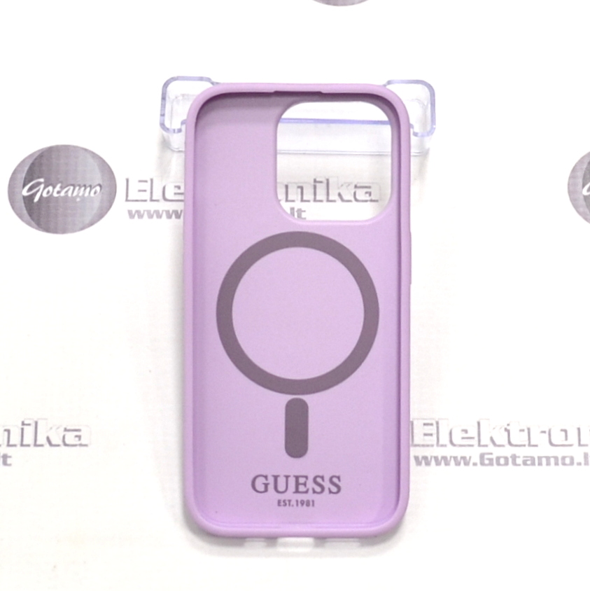 Dėklas nugarėlė GUESS Style4 su MagSafe – Apple iPhone 15 Pro 3 Deklas guess style4 magsafe Apple iPhone 15 pro 3