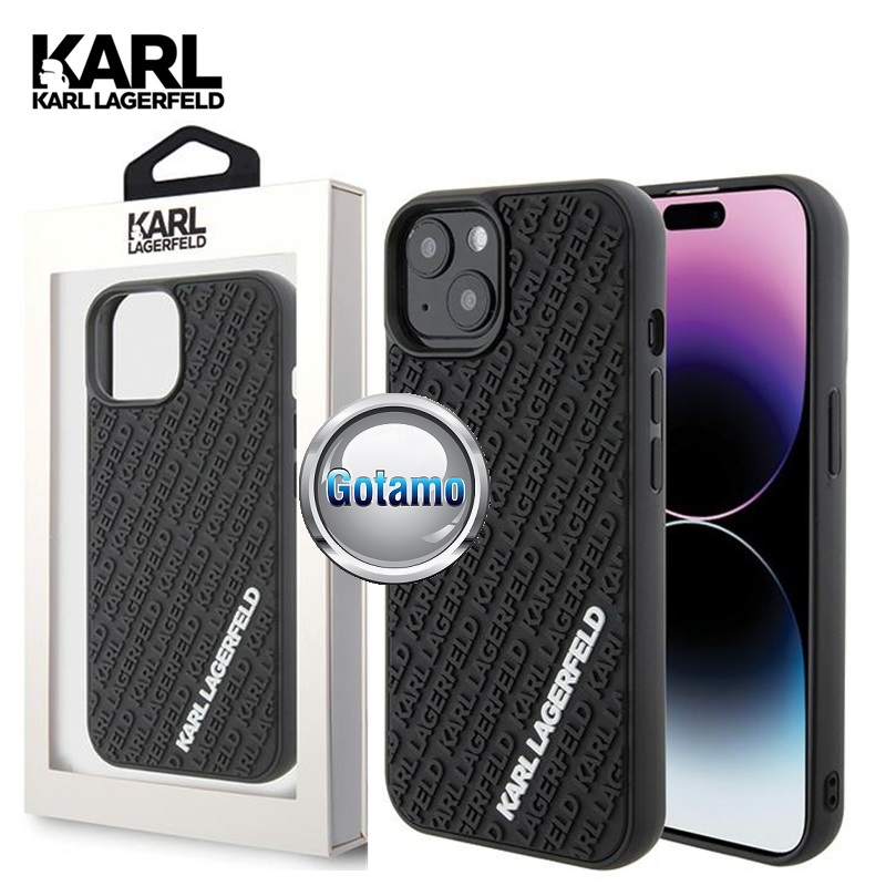 Deklas karl lagerfeld style1 multi logo Apple iPhone 15