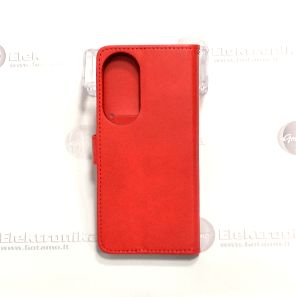 Diary Mate dėklas Honor 90 telefonui raudonos spalvos 3 Diary Mate dėklas Honor 90 telefonui raudonos spalvos - Image 3