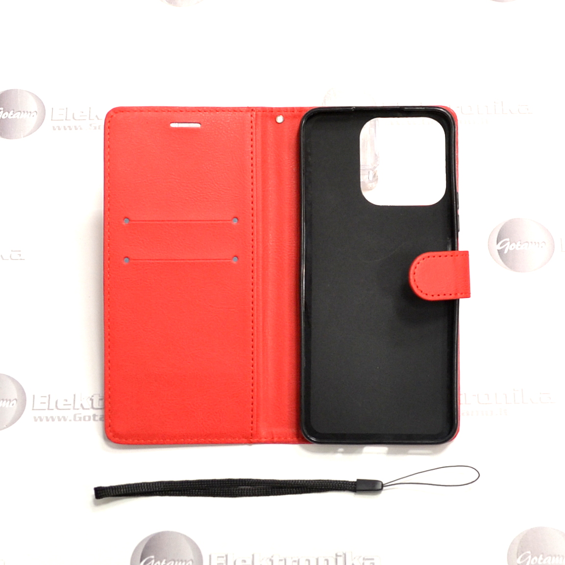 Diary Mate dėklas Honor X8a telefonui raudonos spalvos 4 Diary Mate dėklas Honor X8a telefonui raudonos spalvos - Image 4